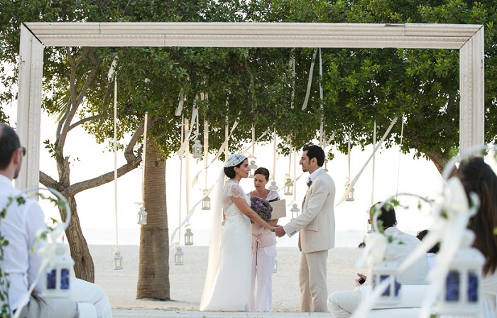 An Intimate Beach Wedding Ritz Carlton Dubai