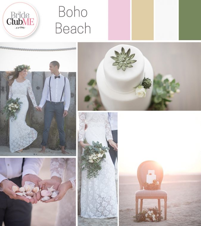 Bohemian Beach Wedding Colour Scheme Bride Club Me