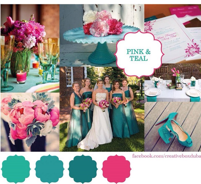 Wedding Colour Scheme – Bride Club ME’s Pick of the Week {Creative Box}