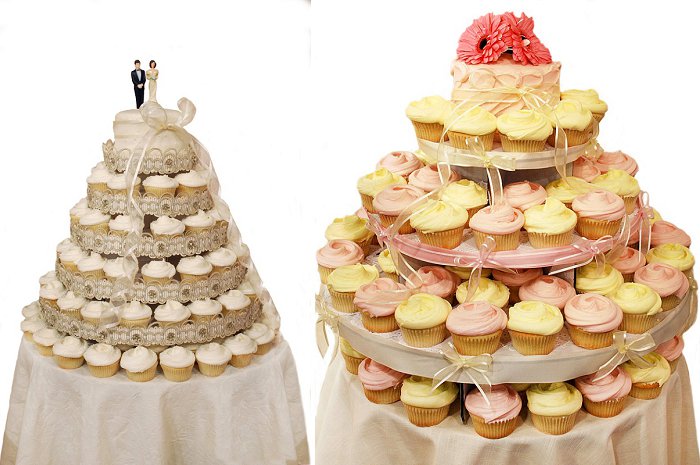 Cup Cake Tower - Bride Club ME - Magnolia Bakery Dubai