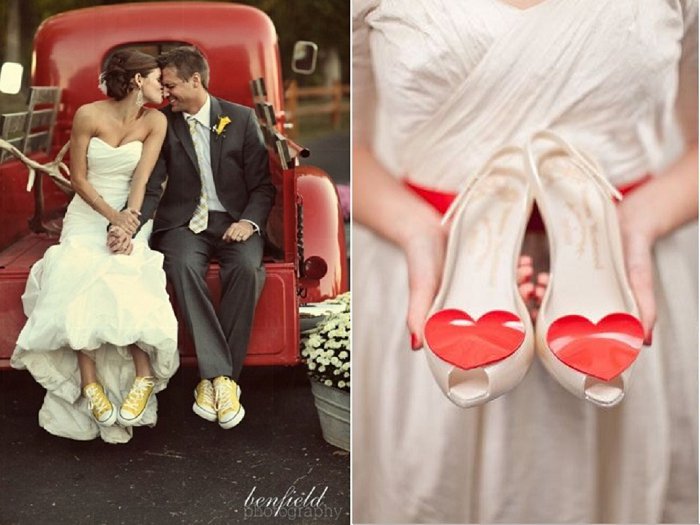 Coloured Wedding Shoes