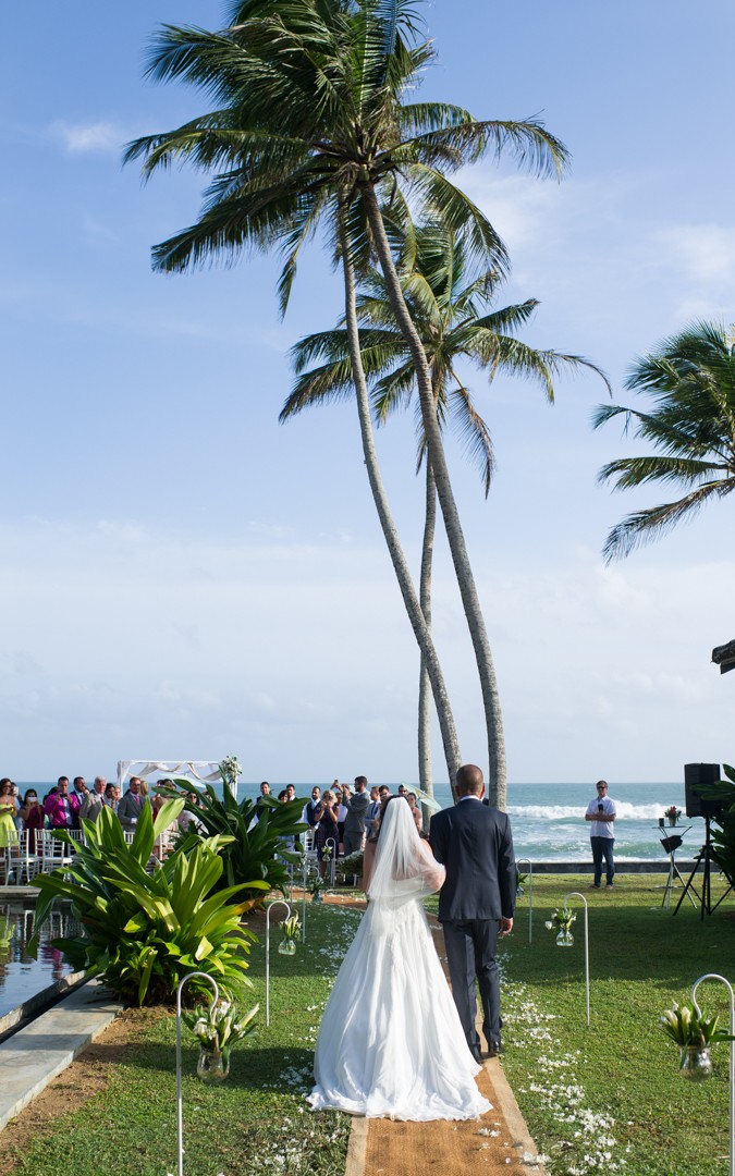 A Beach front destination wedding in Sri Lanka