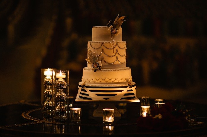 Gatsby Inspired wedding cake