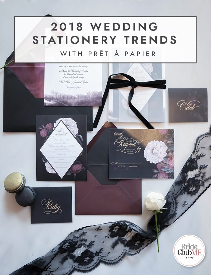 2018 wedding stationery trends