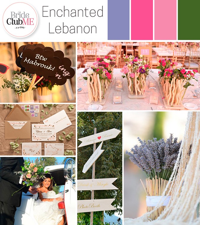 enchanted lebanon wedding colour scheme