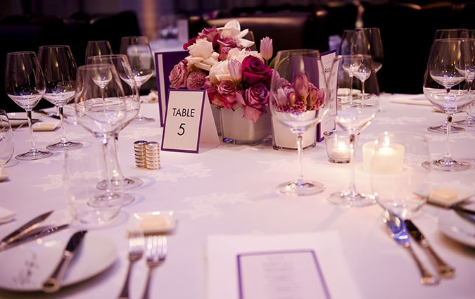 Real Wedding By Yes! Exclusive Weddings & Events: Shades Of Purple With A Spark Of Ivory