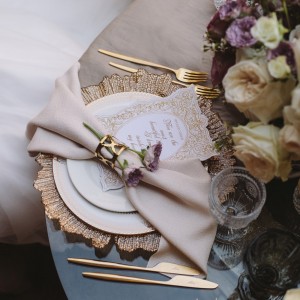 Wedding Table Setting by Opulent Vision