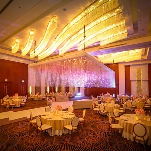 A Wedding Ballroom at Marriott Al Jaddaf, Dubai
