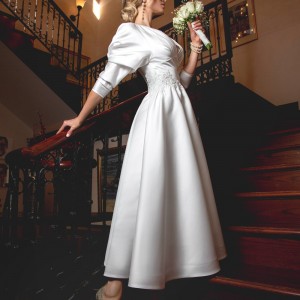 Bridal gown by Scissors tailoring studio in UAE