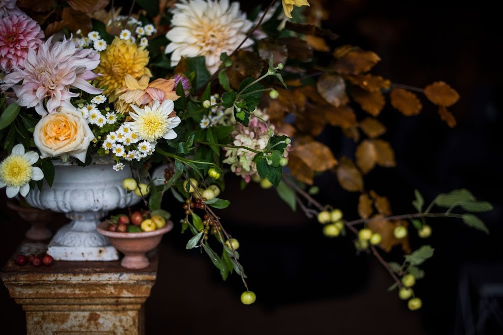 Beautiful wedding flower arrangement 