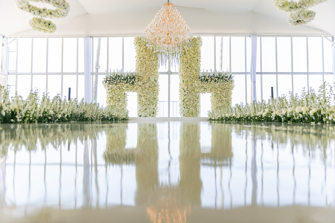 Event Chic Designs luxury wedding set up 