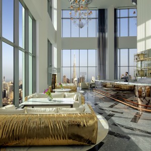 A hotel in the sky with open terraces-SLS Hotel and Residences