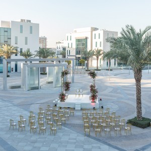 A wedding venue at Radisson RED Silicone Oasis