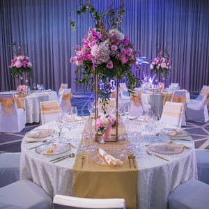 A ballroom at the Sheraton Grand Dubai