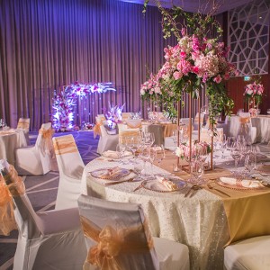 A ballroom at the Sheraton Grand Dubai