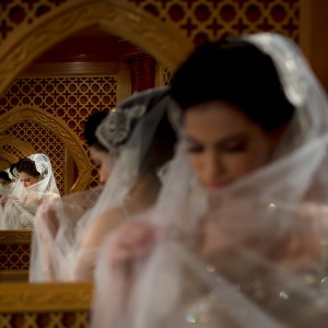 A photo of a bride taken by Tasneem Al Sultan Photography.
