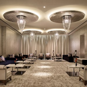 A stunning ballroom foyer at Grand Hyatt Abu Dhabi Emirates Pearl