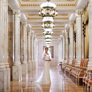 A beautiful ballroom wedding venue at InterContinental Hotel Abu Dhabi
