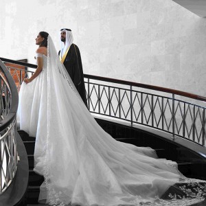 A beautiful ballroom wedding venue at InterContinental Hotel Abu Dhabi