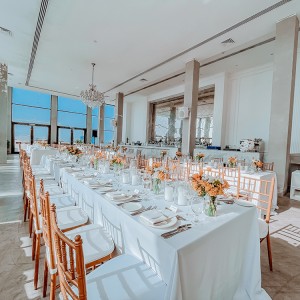 A beautiful outdoor Wedding Venue at Saadiyat Beach Club
