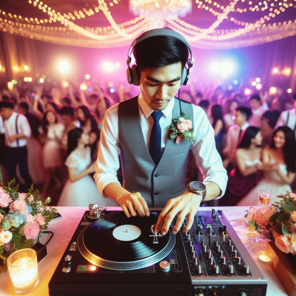 A wedding DJ