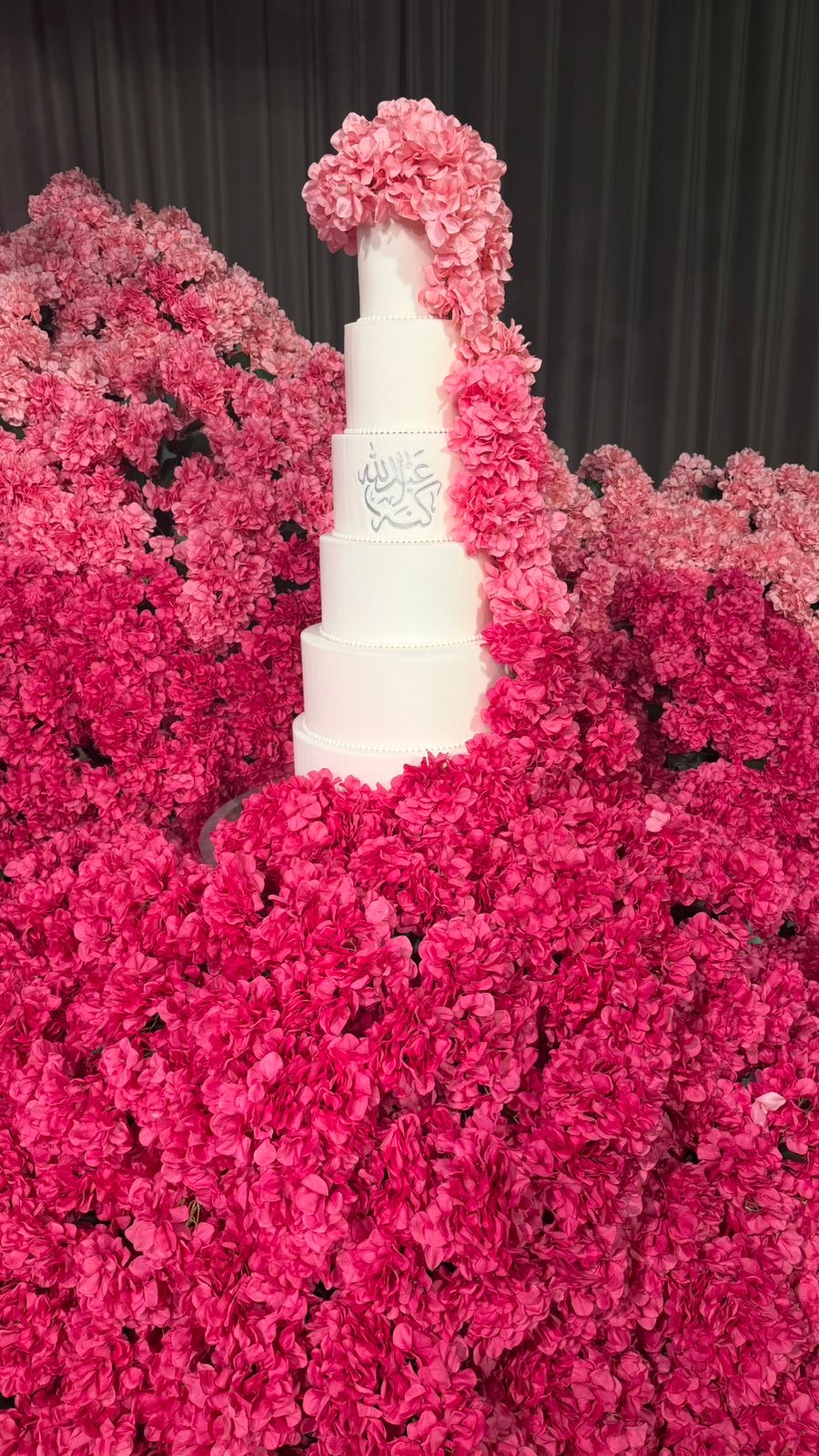 A wedding cake by Arwa Federal Cakes