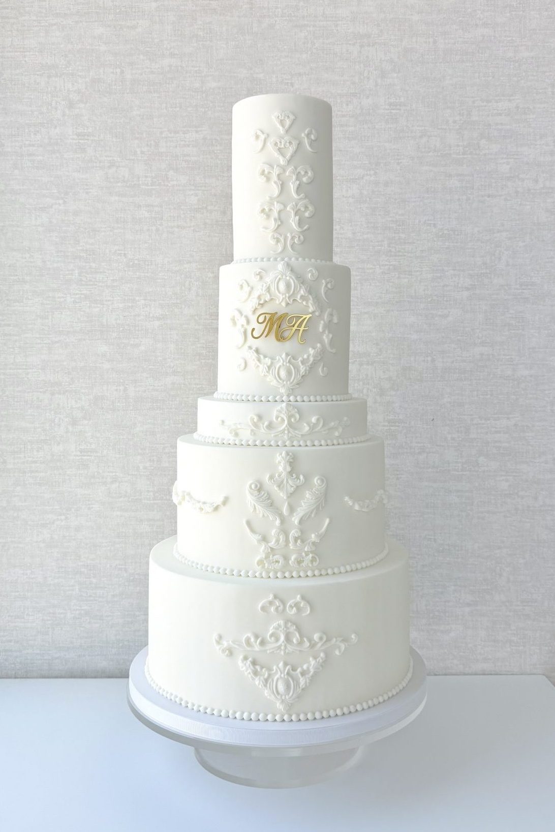 A wedding cake by Arwa Federal Cakes