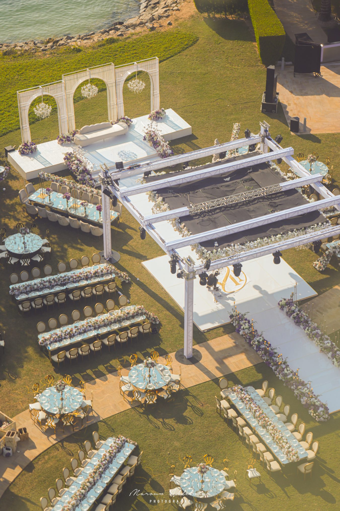 A wedding planned by Christina