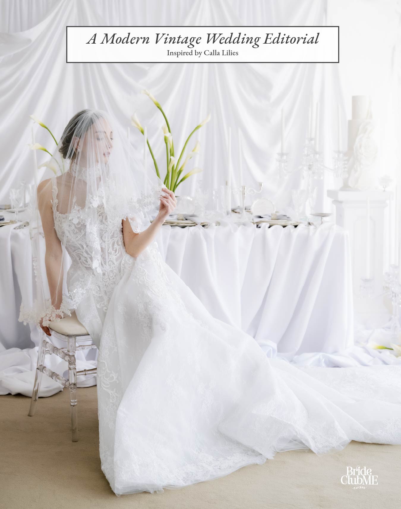 Modern Vintage Inspired by Calla Lilies